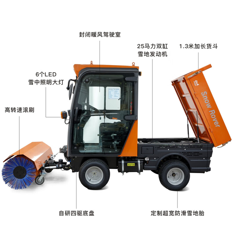 榮事達(dá)駕駛式掃雪機RS-CX150